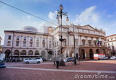 Teatro alla Scala, Milan Editorial Stock Photo