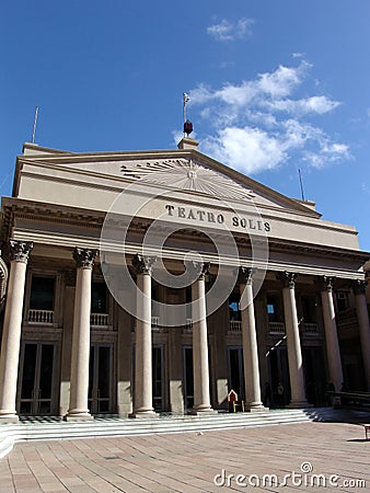 Teatro Solis - Montevideo Uruguay Stock Photo