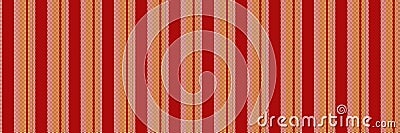 Teb texture stripe textile, simple fabric seamless lines. Wextile vector background vertical pattern in red and lime colors Vector Illustration