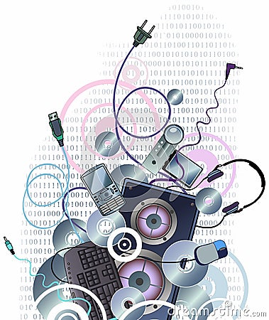 Tech Design Vector Illustration