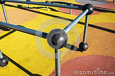 Technical design of the playground decoration. Stock Photo