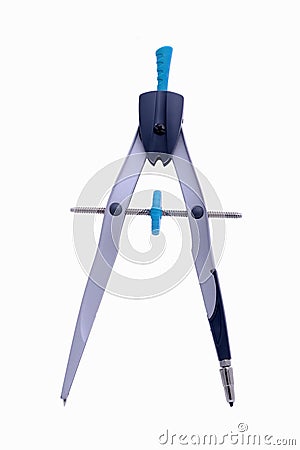 Technical drawing compass Stock Photo