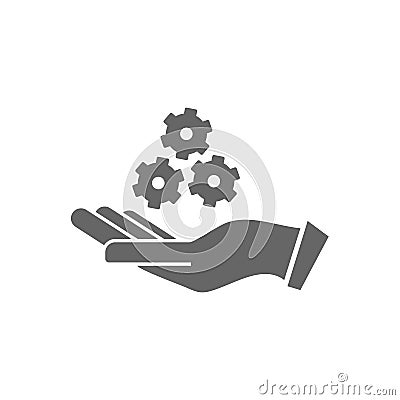 Technical icon vector, Engineering simple icon template, Creative Setting icon design, Illustration Vector Illustration