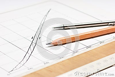 Technical schemes Stock Photo