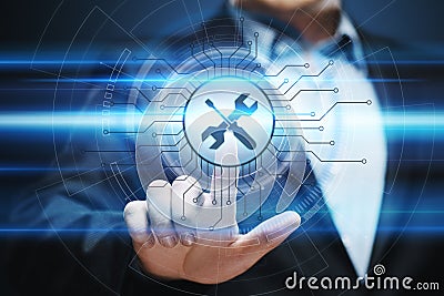 Technical Support Customer Service Business Technology Internet Concept Stock Photo