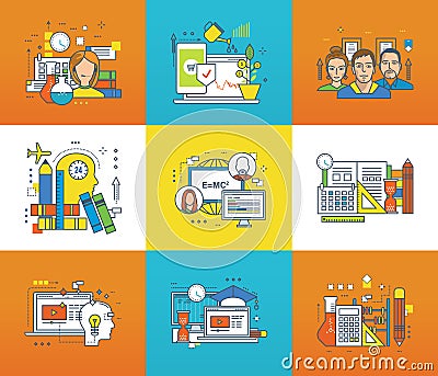 Technical support illustration Vector Illustration