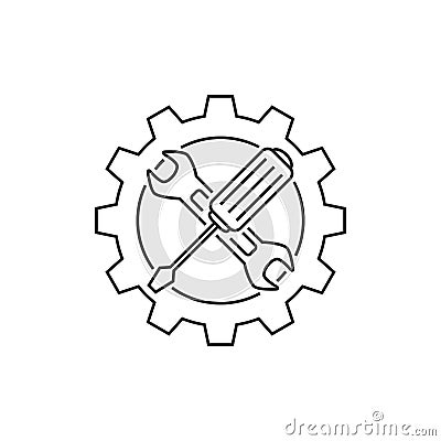 Technical support line icon Vector Illustration