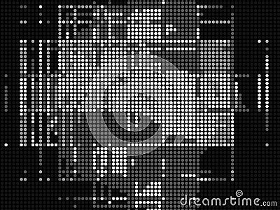 Techno Dots Stock Photo