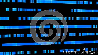 Technological background with fast motion of rectangles. Abstract blue backdrop Stock Photo