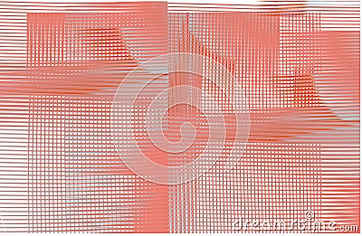 Technological geometric mesh abstract background in terracotta. Vector Illustration