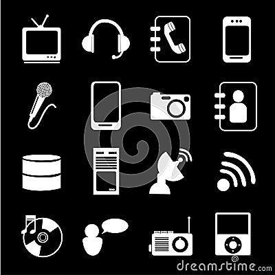 Technological icons Vector Illustration