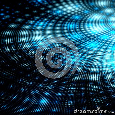 Technological singularity detail Stock Photo