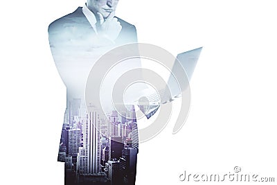 Technology and communication concept Stock Photo