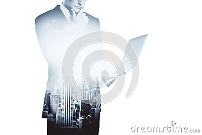 Technology and communication concept Stock Photo