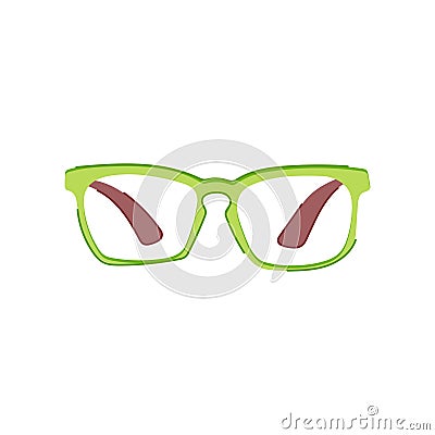 technology computer glasses cartoon vector illustration Vector Illustration