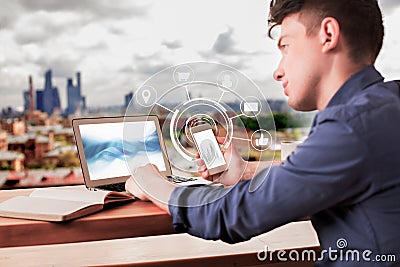 Technology concept Stock Photo