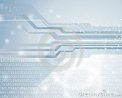 Technology Digital Background Vector Illustration