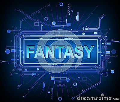 Technology fantasy concept. Stock Photo