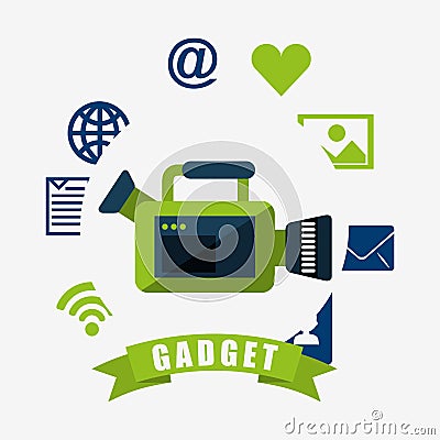 Technology gadget design Vector Illustration