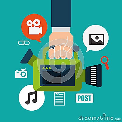 Technology gadget design Vector Illustration