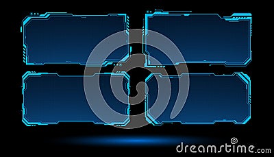 Abstract hi tech. Abstract digital background with technology. Vector abstract technology. Vector Illustration