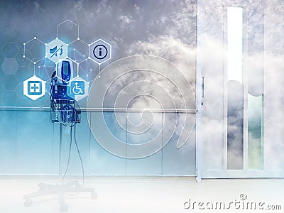 Technology in healthcare Stock Photo