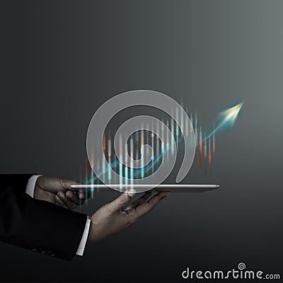 Technology, High Profit, Stock Market, Business Growth, Strategy Planing concept Stock Photo