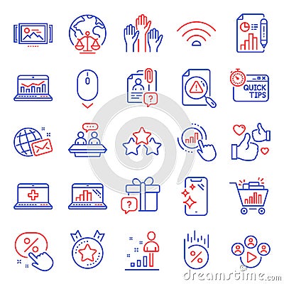 Technology icons set. Included icon as Smartphone clean, Wifi, Employees talk. Vector Vector Illustration