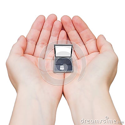 Technology, it just keeps getting smaller! Stock Photo