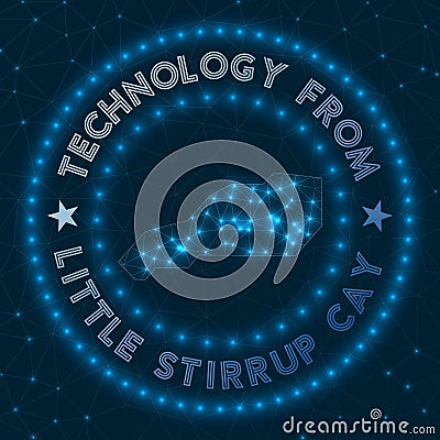Technology From Little Stirrup Cay. Vector Illustration