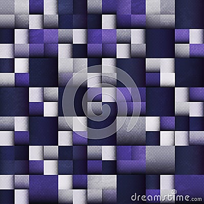 Technology square seamless pattern Vector Illustration
