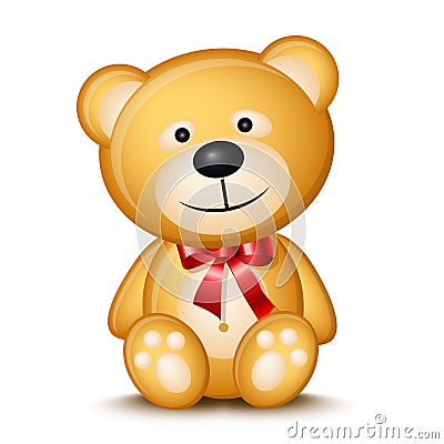 Teddy bear Vector Illustration