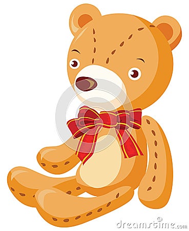 Teddy bear Vector Illustration