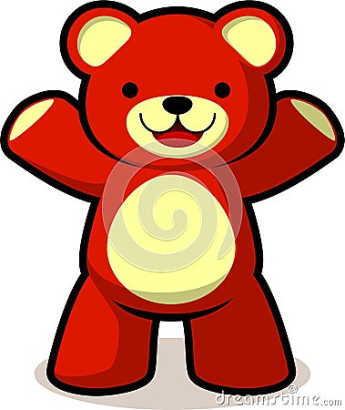 Teddy bear cartoon Stock Photo