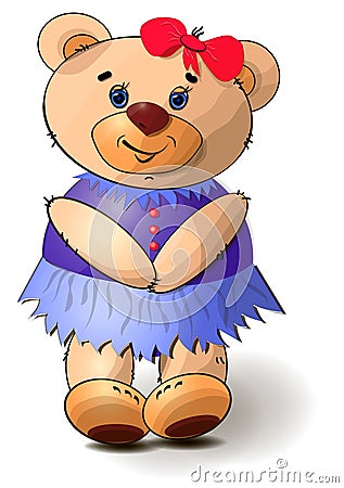 Teddy bear Vector Illustration