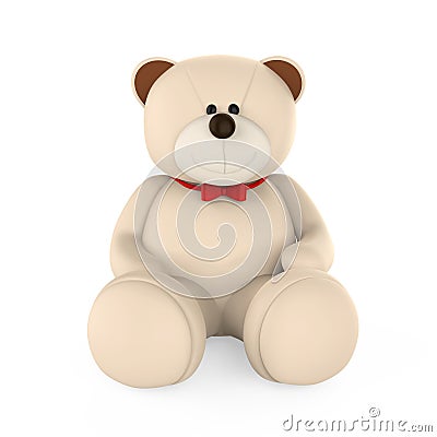 Teddy Bear Doll Isolated Stock Photo