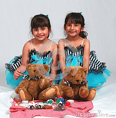 Teddy Bear Picnic Stock Photo