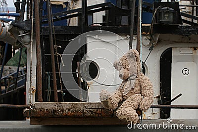 Teddy Bear Sailor Stock Photo