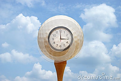 Tee Time Stock Photo