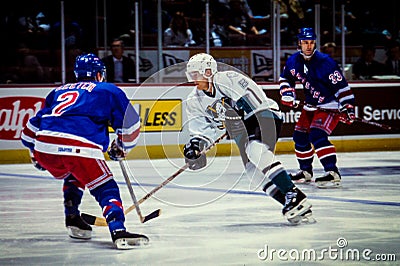 Teemu Selanne Anaheim Ducks Editorial Stock Photo