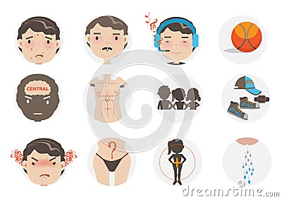 Teen Boy Vector Illustration