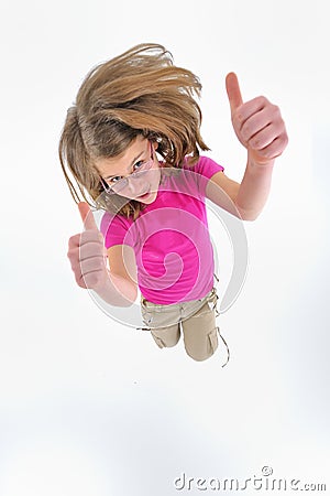 Teen girl attitude Stock Photo