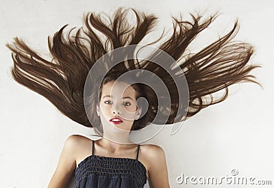 Teen Girl Portrait Stock Photo