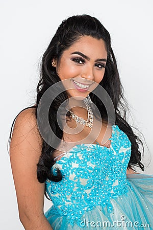 Teen In Dance Dress Stock Photo