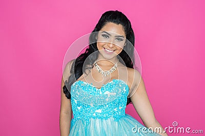 Teen In Dance Dress Stock Photo