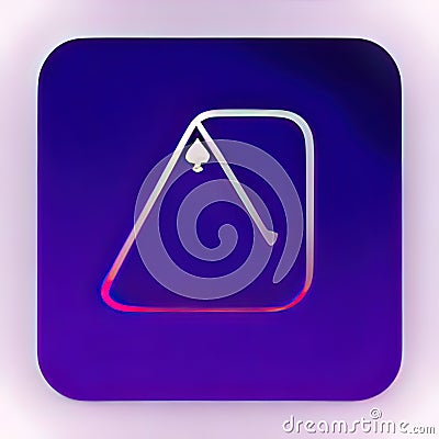 Teen Patti Software App Icon. Generative AI. Stock Photo