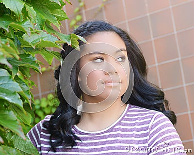 Teen Senior Portrait Stock Photo