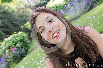 Teenage Age Girl Portrait Stock Photo