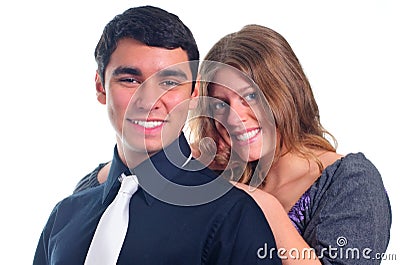 Teenage Couple Stock Photo