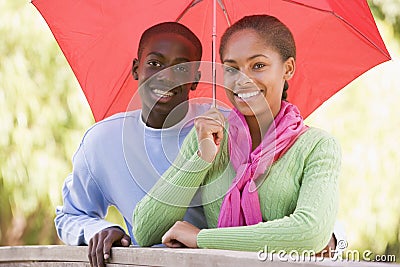 Teenage Couple Stock Photo